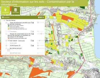 Actualisation de la carte des teneurs en chlordécone des sols